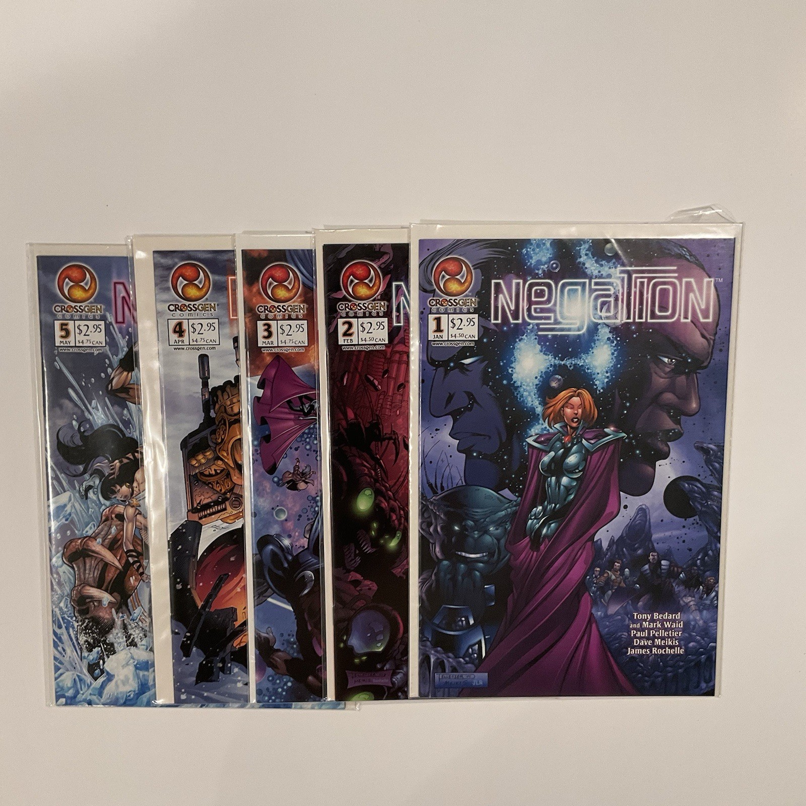 Negation Lot 1 2 3 4 5 6 7 8 14 19 26 + War 1 2 + Prequel Nm 2001 Crossgen