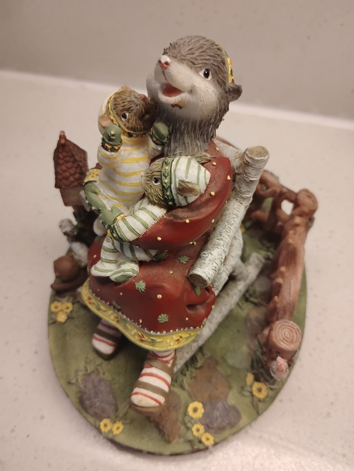 REDUCED AGAIN-CLOVER,LILY&DAISY FIGURINE WOODSONG LITTLE JOYS 2002 DEMDACO REDUCED AGAIN-CLOVER,LILY&DAISY FIGURINE WOODSONG LITTLE JOYS 2002 DEMDACO