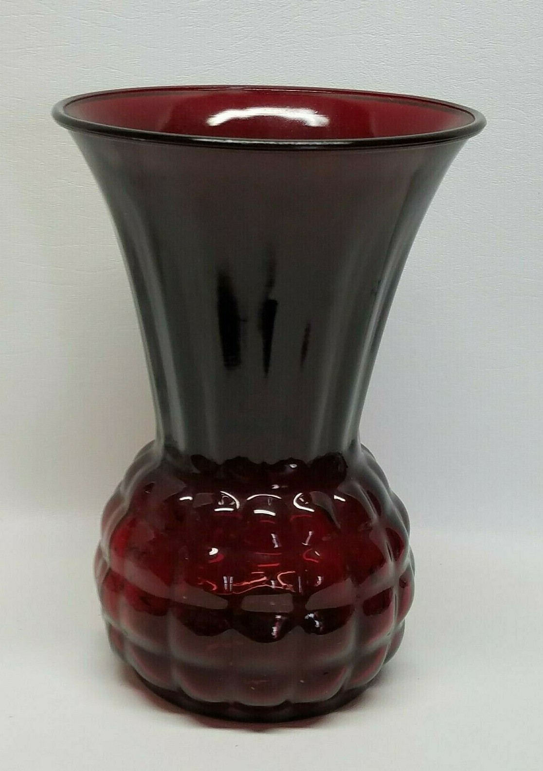Vintage Ruby Red Tall 9\