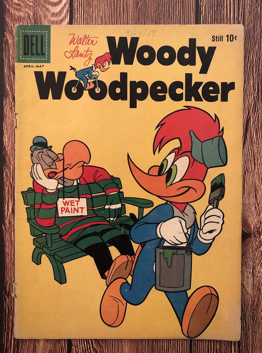 1959 Woody Woodpecker #54 (Dell Publishing) Silver Age Comics.