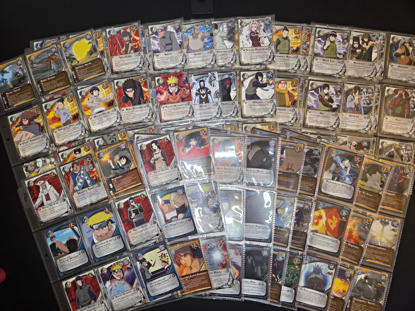 Naruto CCG unfinished master set 171 different cards, 1 - 2 star rarity German Naruto CCG unfinished master set 171 different cards, 1 - 2 star rarity German