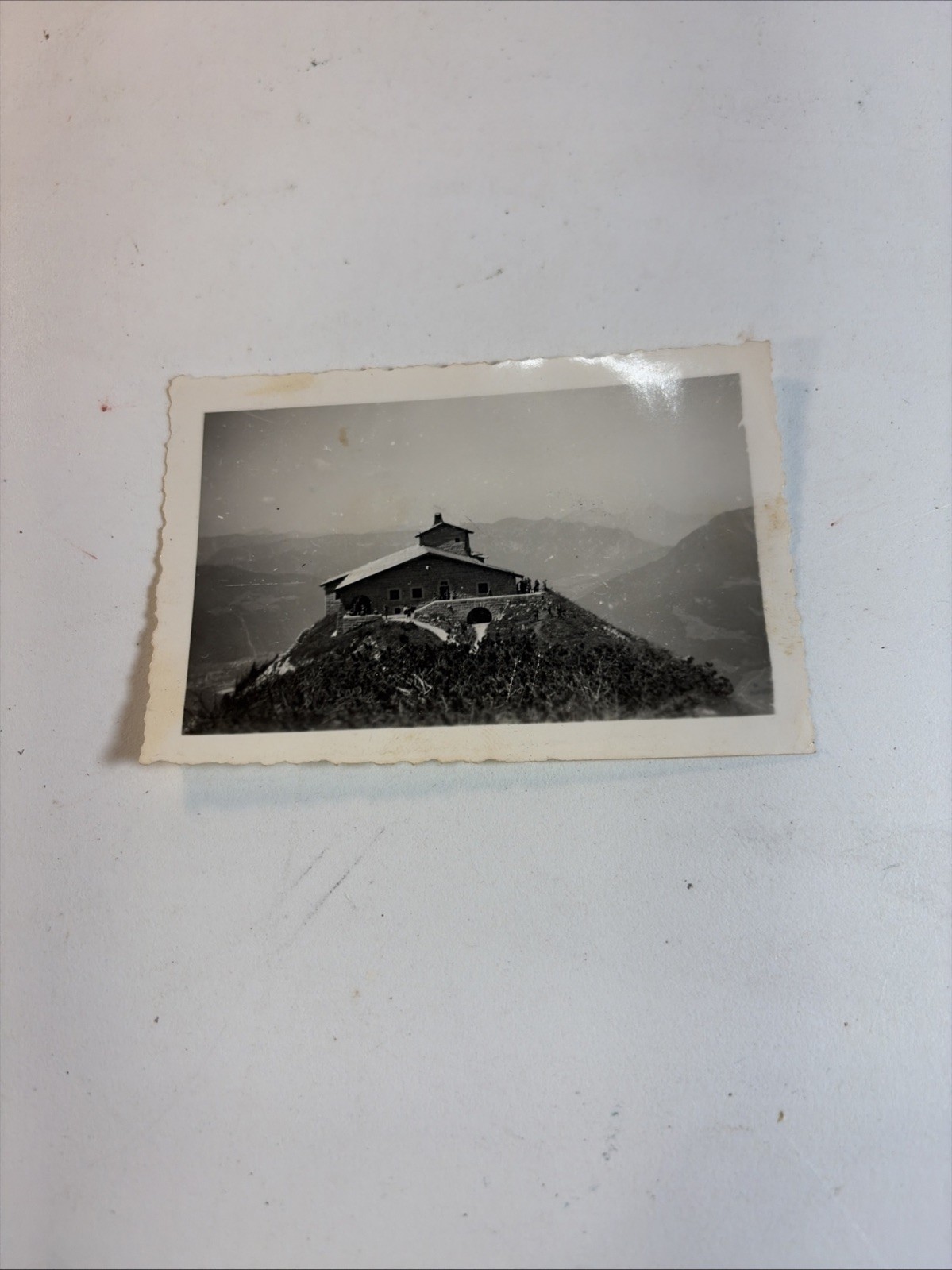 Original 1941 WWII Photo Kehlsteinhaus Eagles Nest Berchtesgaden Germany RPPC