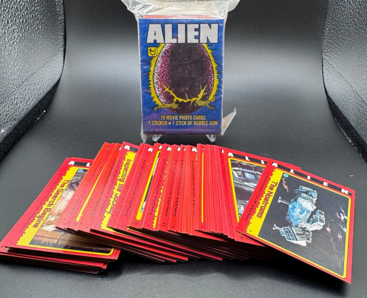 1979 Topps ALIEN Movie Trading Cards - Complete 84 Card Set w/Wrapper NM-MT