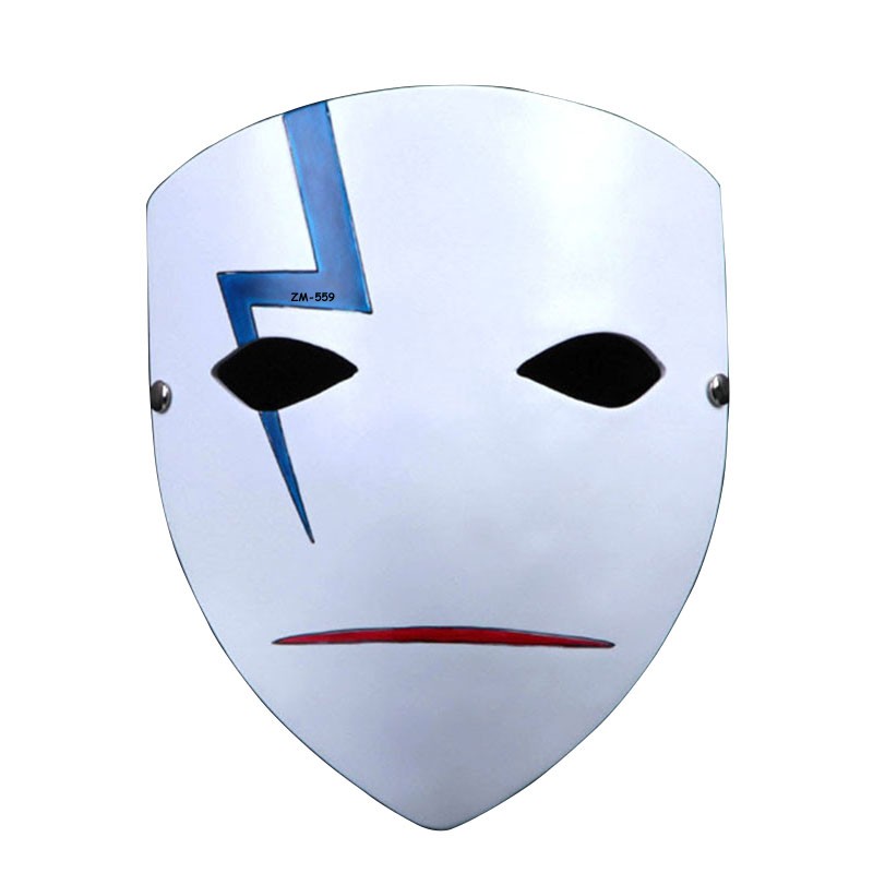 Anime Darker Than Black Black Cosplay Prop Mask Hallowen Party Resin Adult Mask