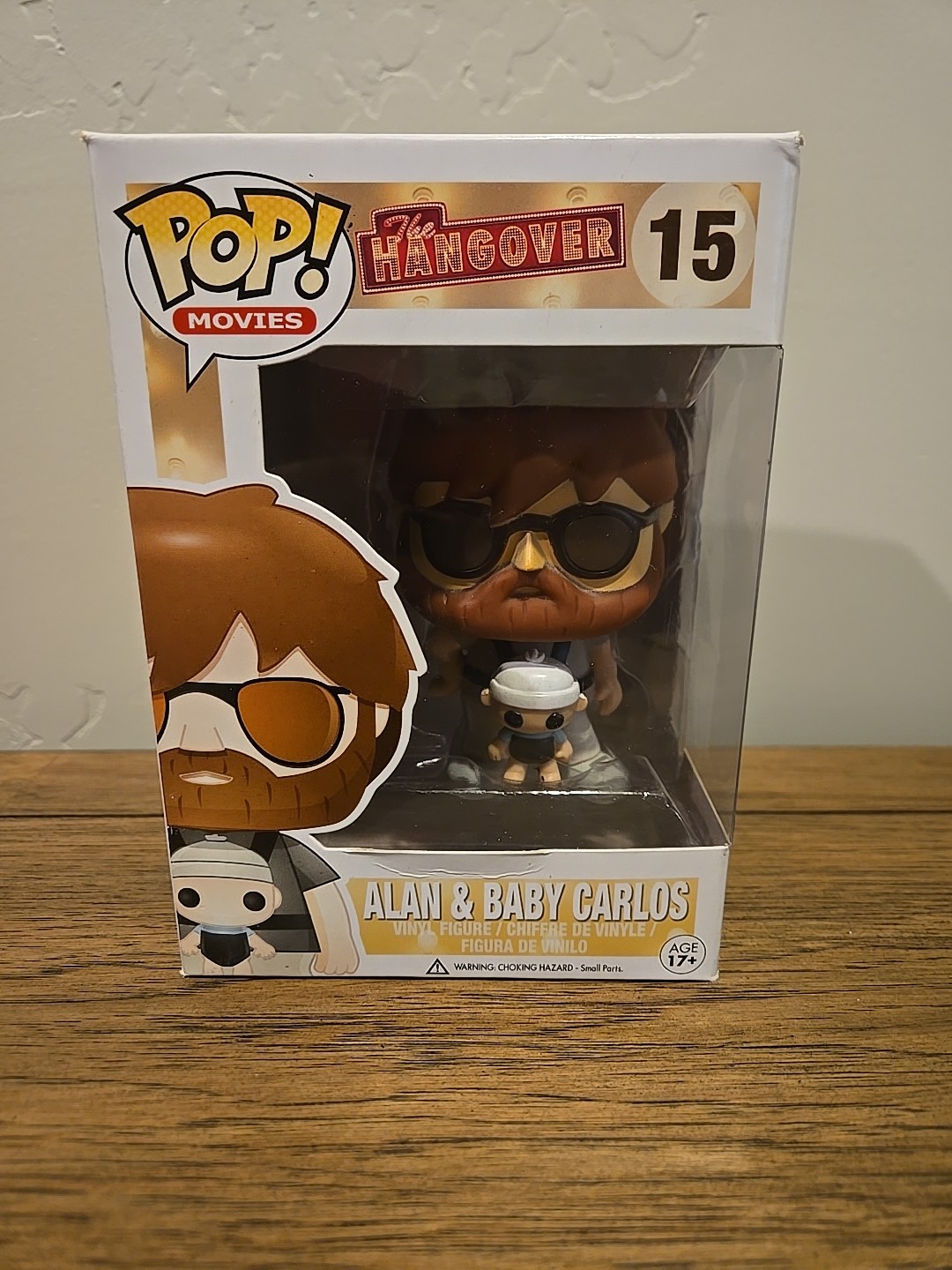 Alan and Baby Carlos Funko Pop #15 Vaulted - Authentic Pop Movies The Hangover