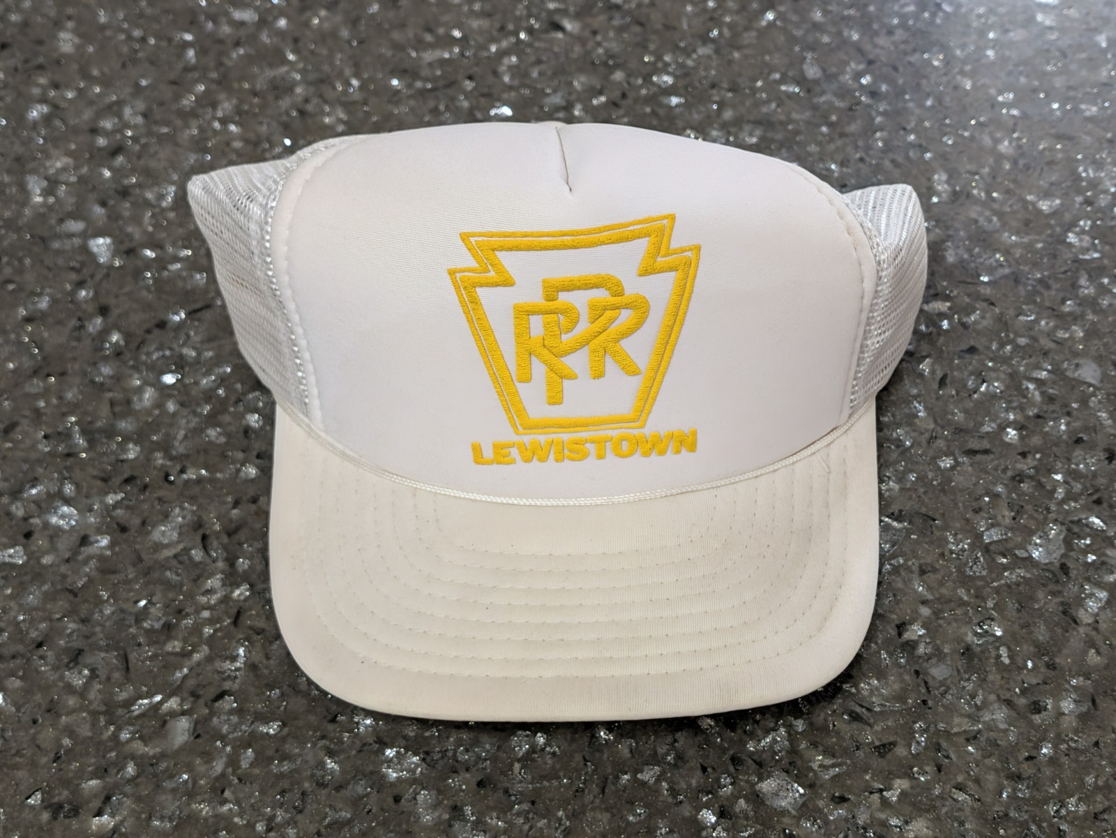 Vintage Pennsylvania Railroad Lewistown PA Trucker Snapback Hat