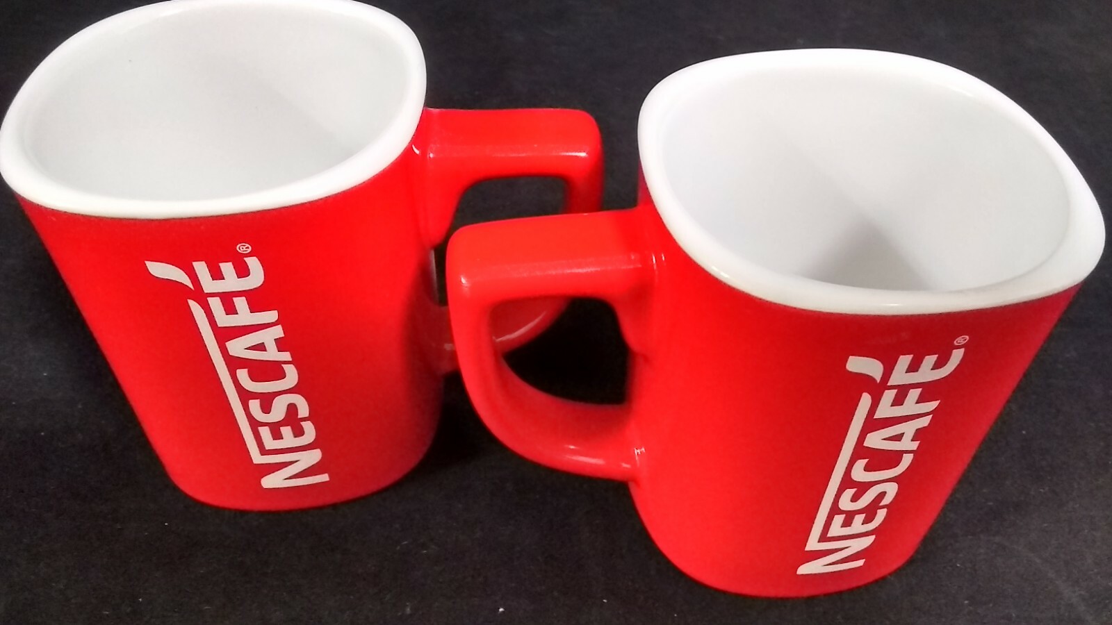 SET 2 New Nescafe Red Cup Cups Mug Coffee Collectible Gift 8oz FAST SHIPPING SET 2 New Nescafe Red Cup Cups Mug Coffee Collectible Gift 8oz FAST SHIPPING