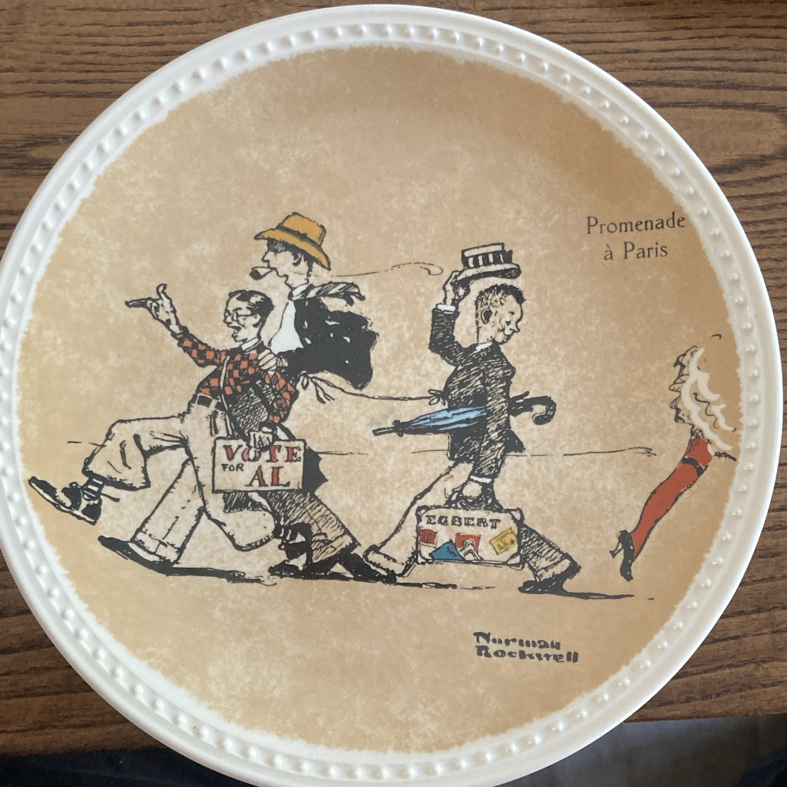 Norman Rockwell Collector Plate Rockwell\'s Rockwell Wall Art Decor