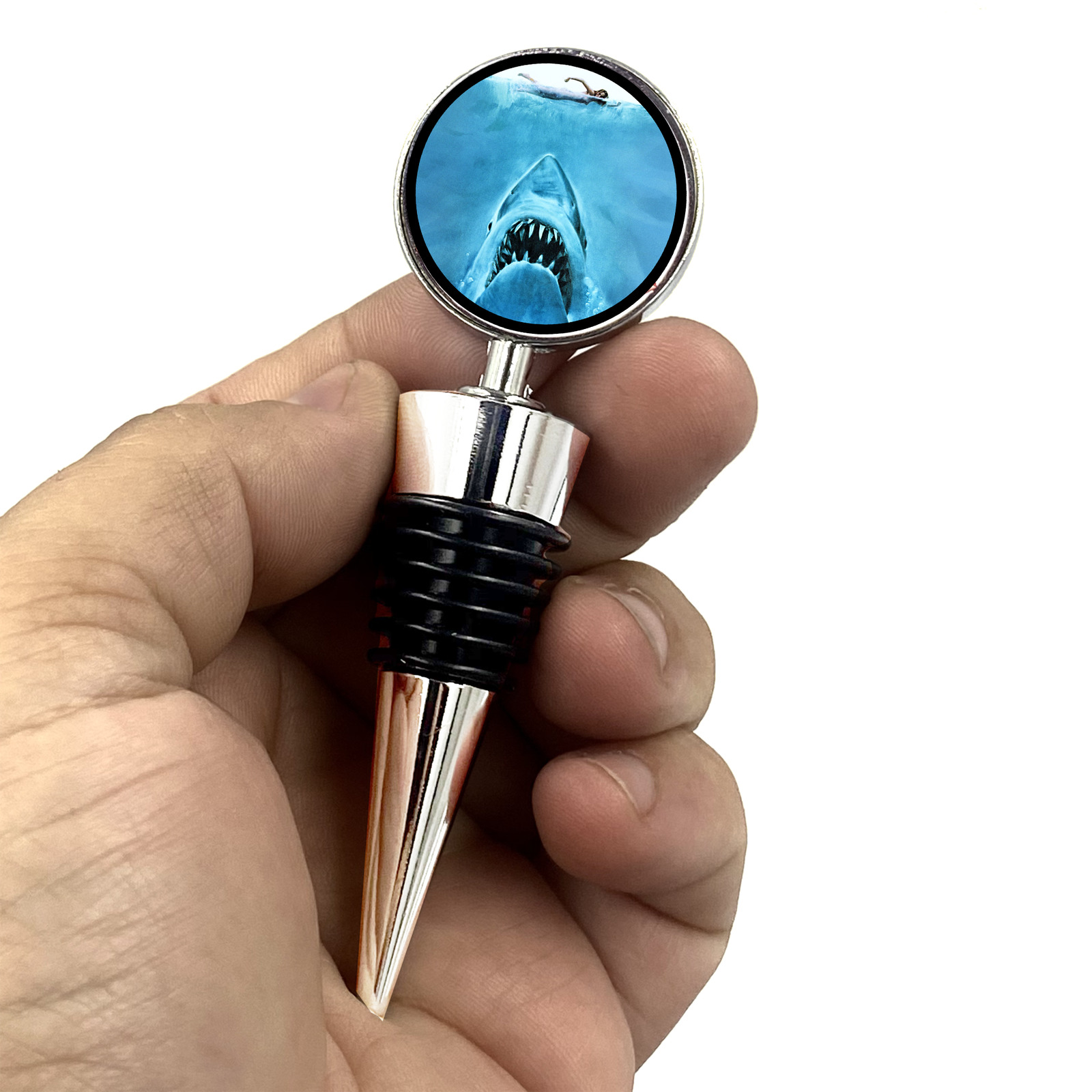 Jaws Inspired Wine Stopper Brody Hooper Quint Orca