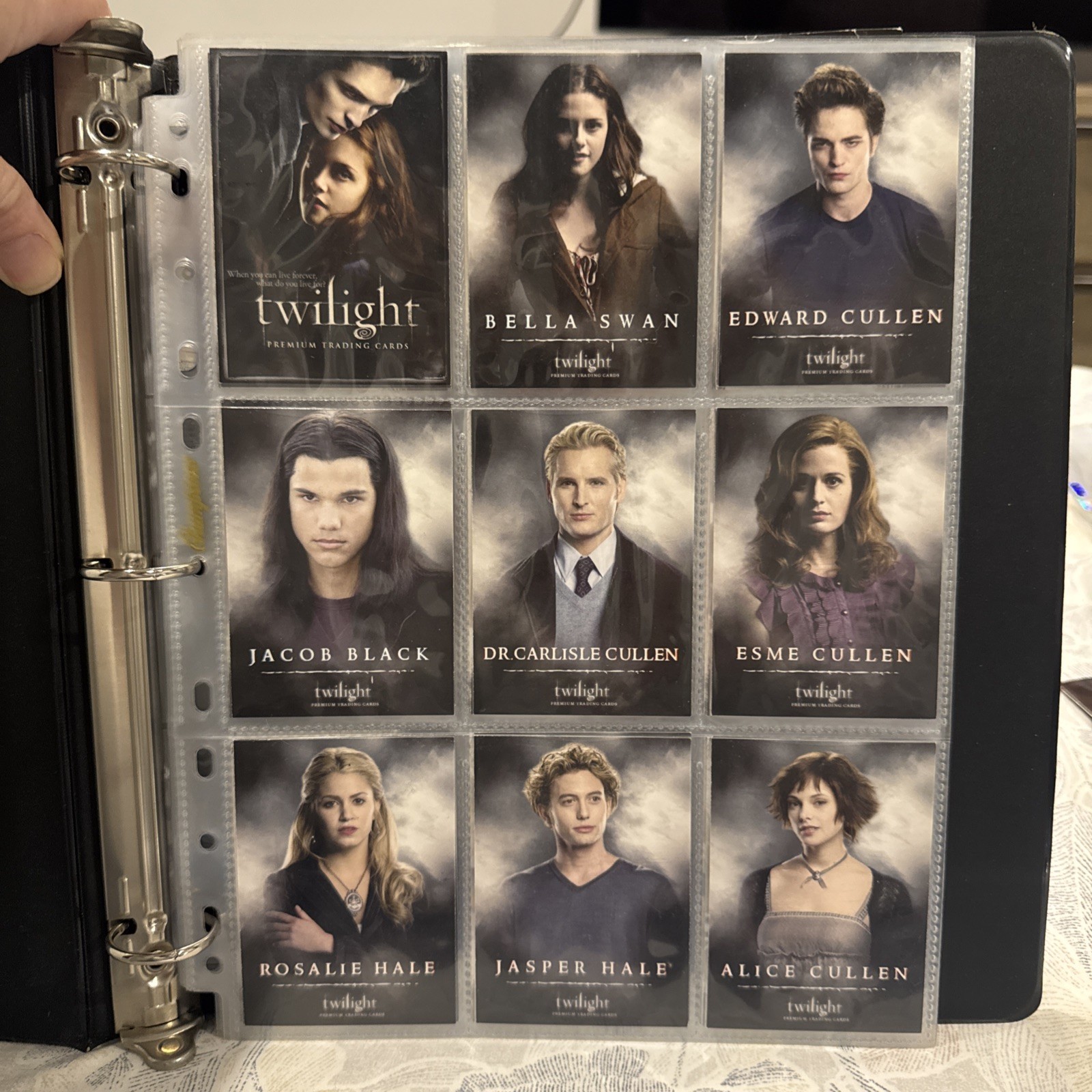 Twilight Inkworks COMPLETE SET, Base & Chase cards, with official binder. Rare.
