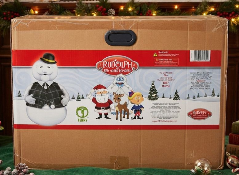 Animated Sam The Snowman Life size From Rudolph Collection. IN HAND Animated Sam The Snowman Life size From Rudolph Collection. IN HAND