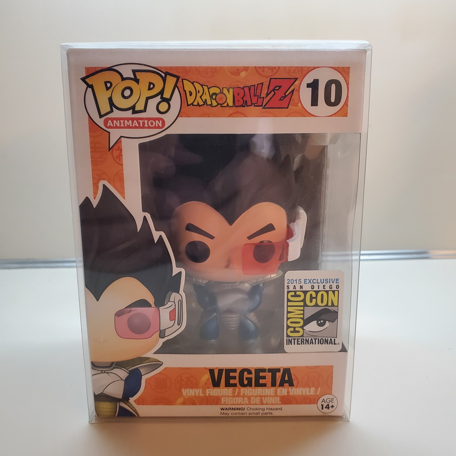 2015 SDCC Metallic Vegeta Funko Pop 10