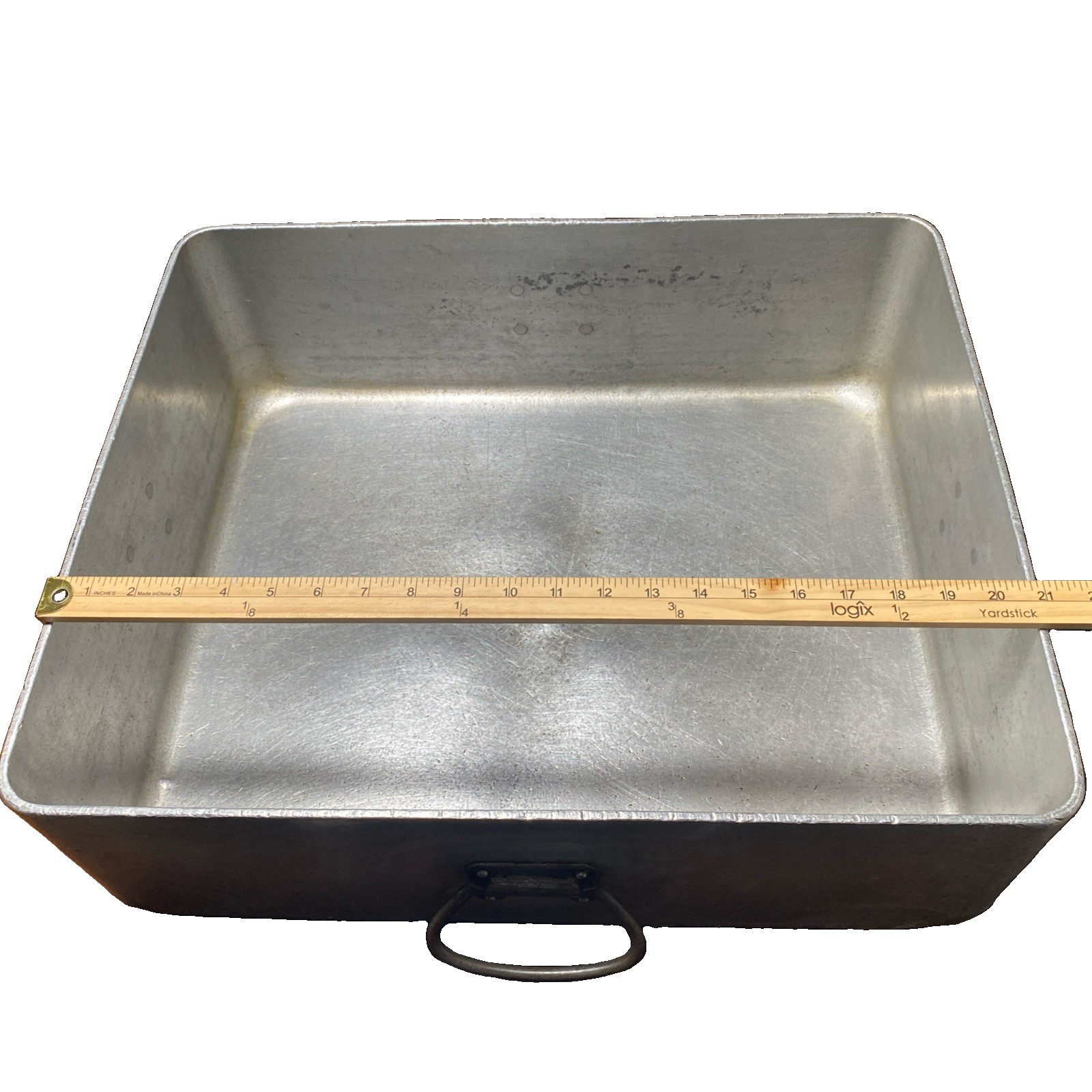Vtg Wear Ever  Aluminum Roasting Pan. No Lid