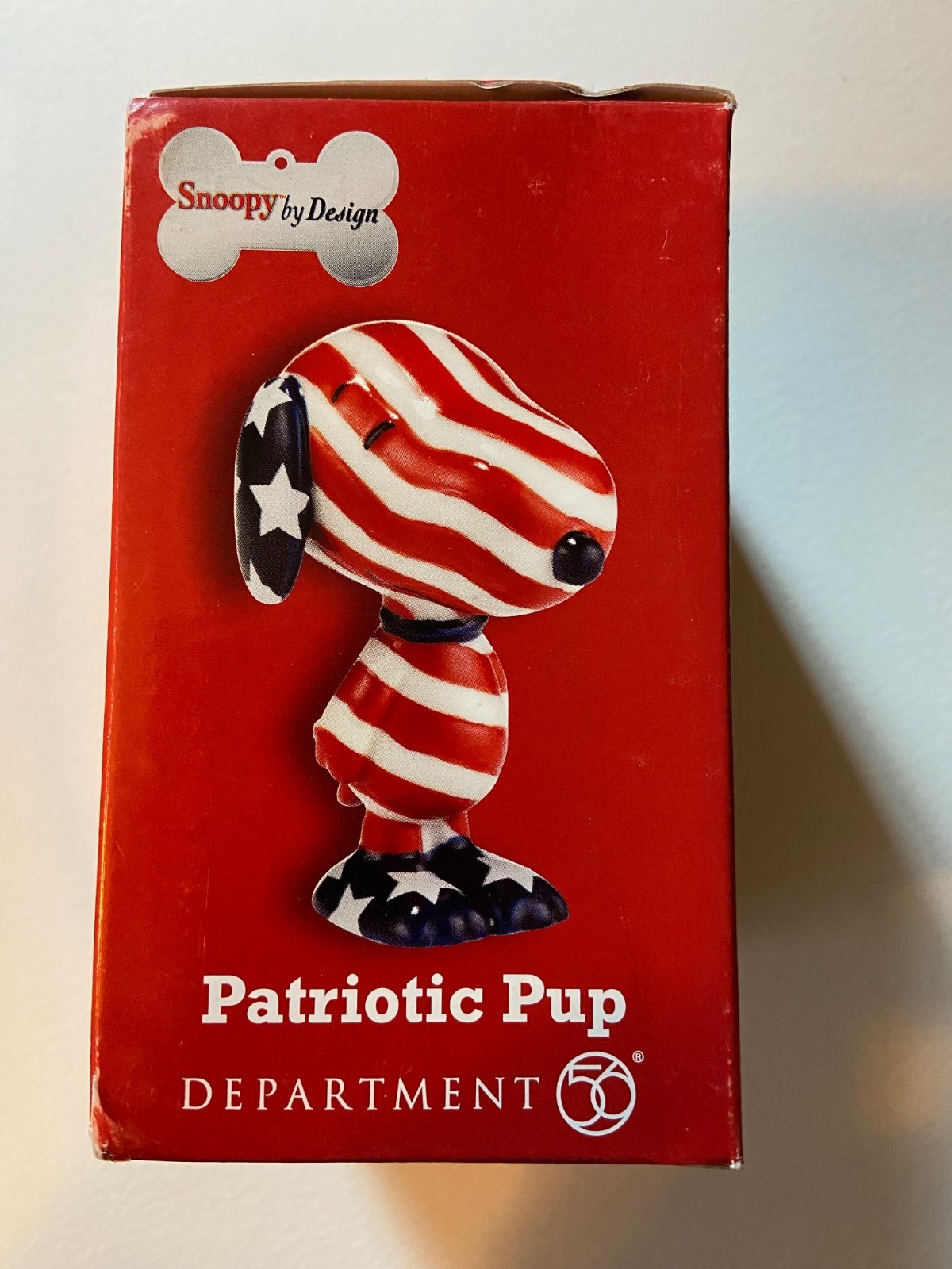 NEW Department 56 Peanuts Snoopy USA Patriotic Pup Figurine 2013 Retired Ltd Ed