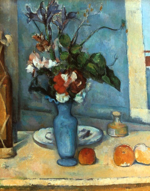 Le Vase Bleu 1889 1890 The Blue Vase Historic Print Old Photo