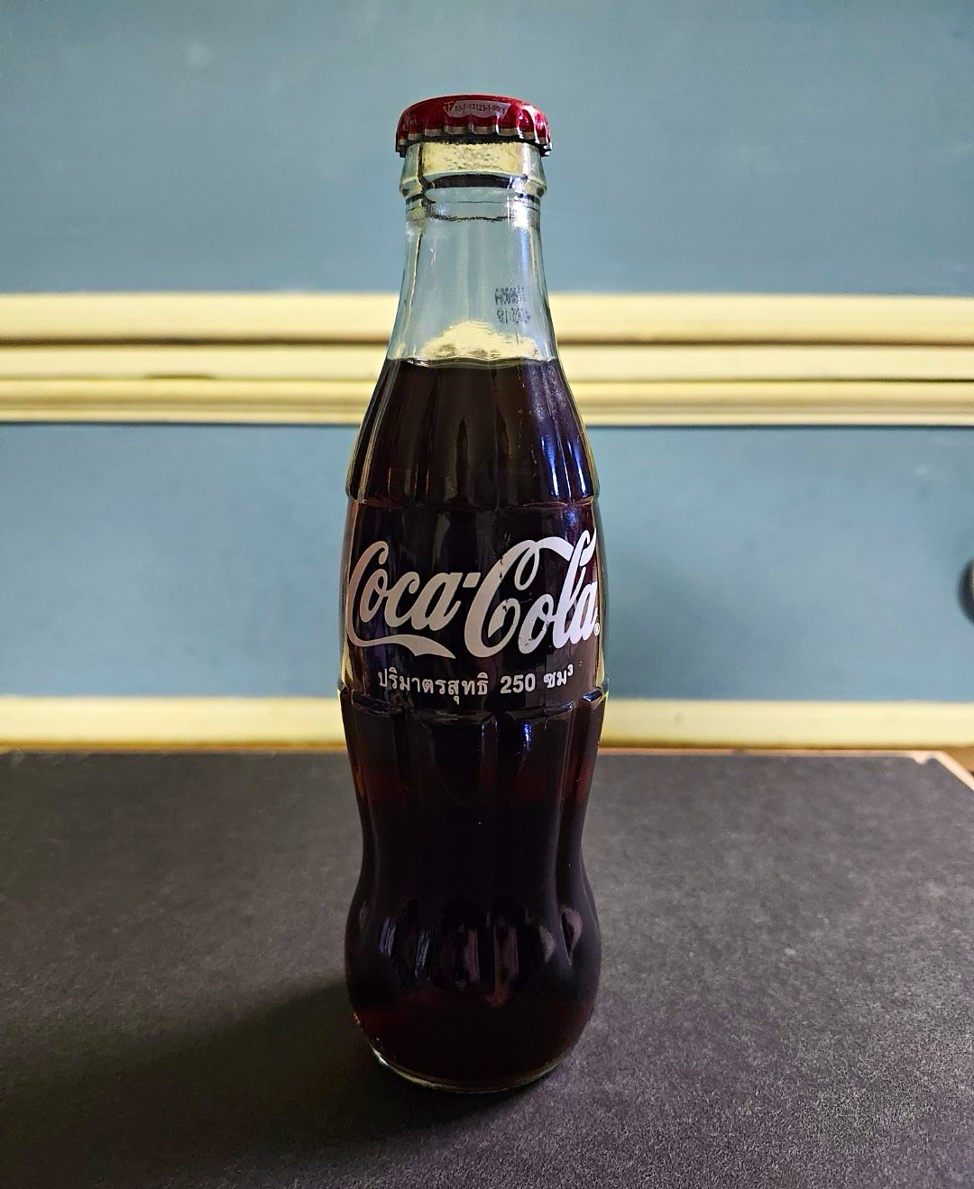2002 Coca-Cola Thailand 250ml Glass Bottle Sealed, never opened