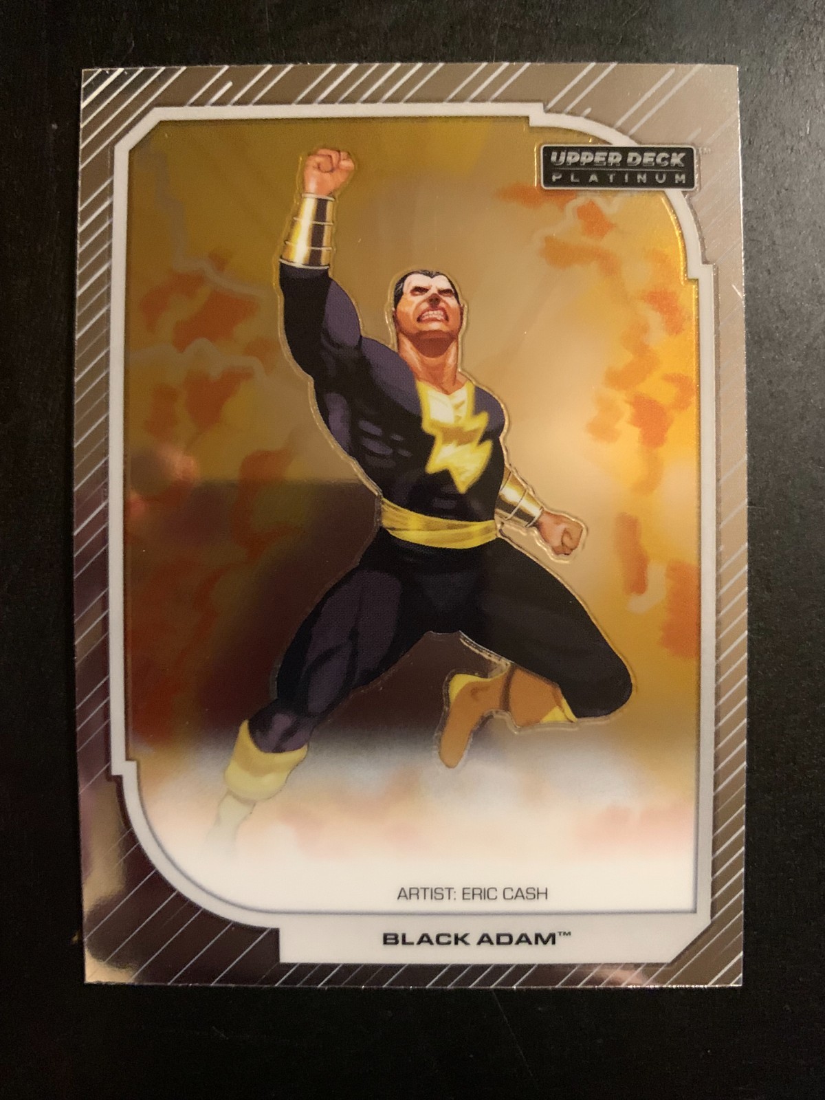 2026 Upper Deck Platinum DC Comics Black Adam Eric Cash #6 Chrome Raw NM