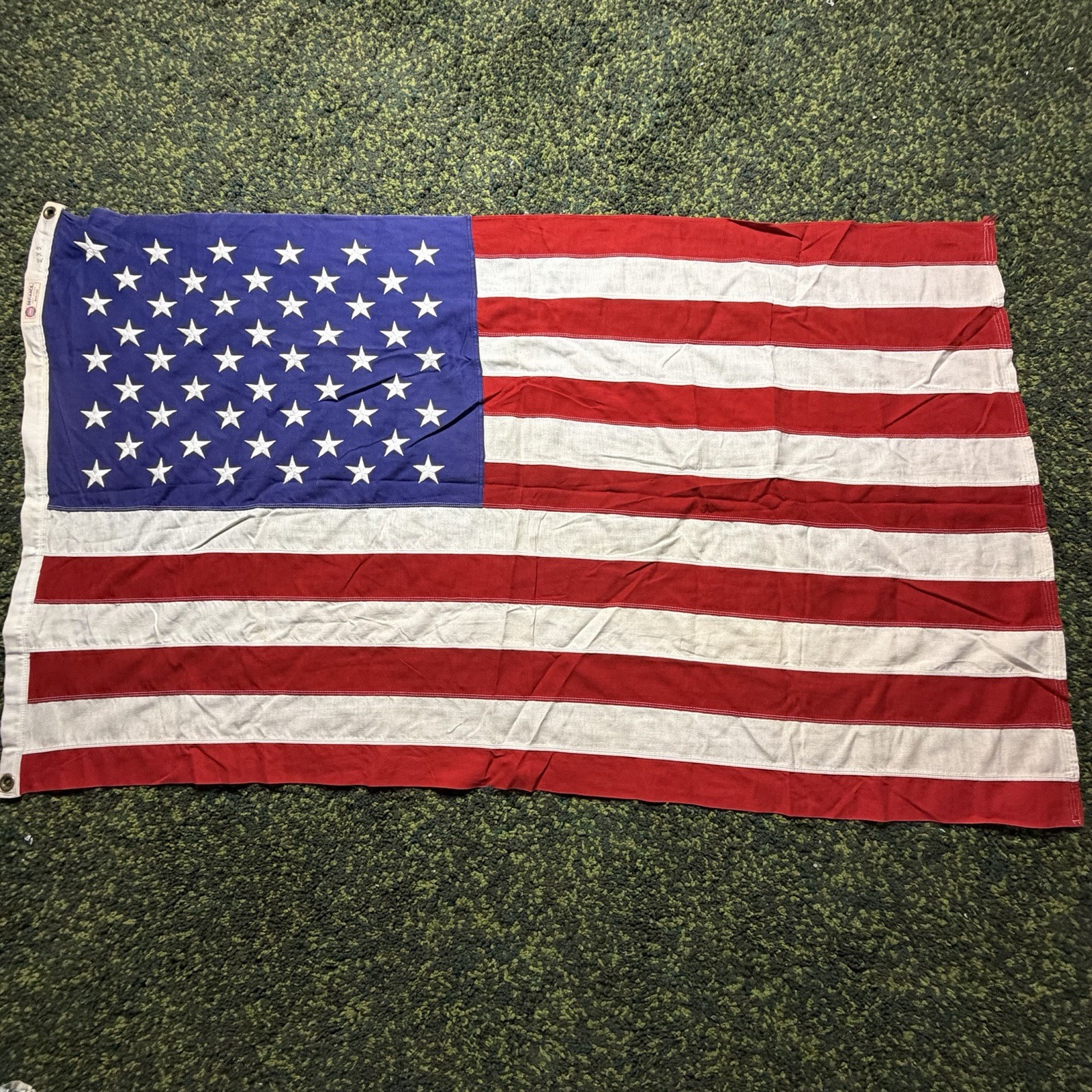 Vintage Annin Defiance 100% Cotton US Flag 3'x5' American Flag Stitched