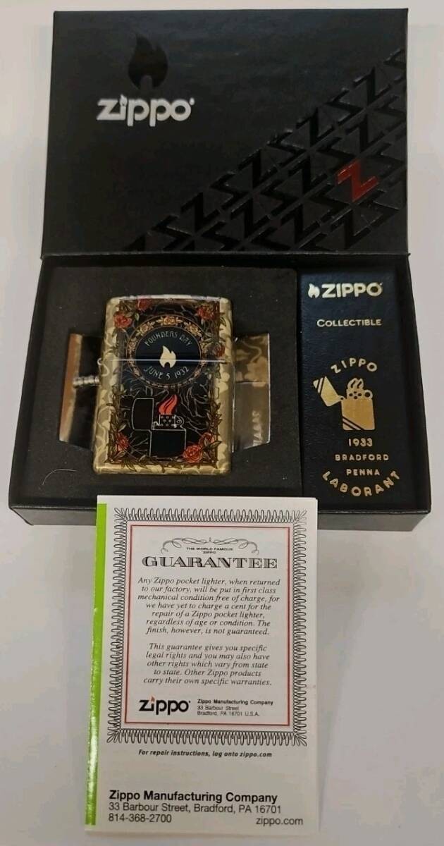 Zippo 2025 Founder\'s Day World Limited 5,000 Pieces #46774 New Unused