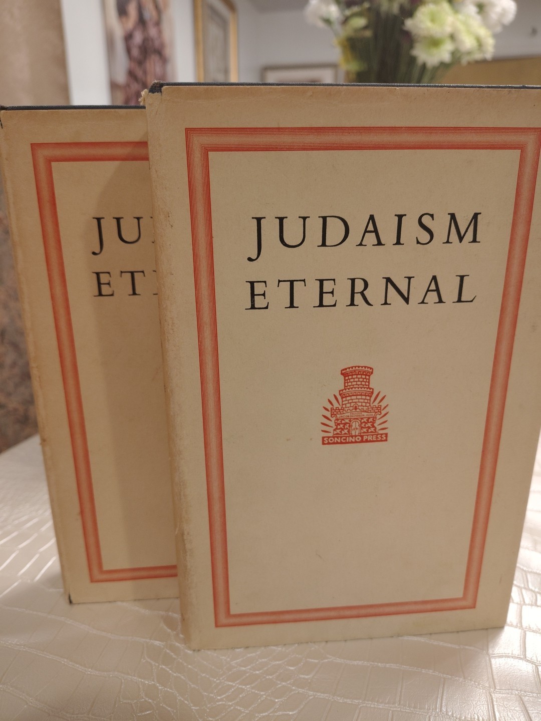 RARE Judaism Eternal 2 Volumes Soncino Press 1959 Samson Raphael Hirsch