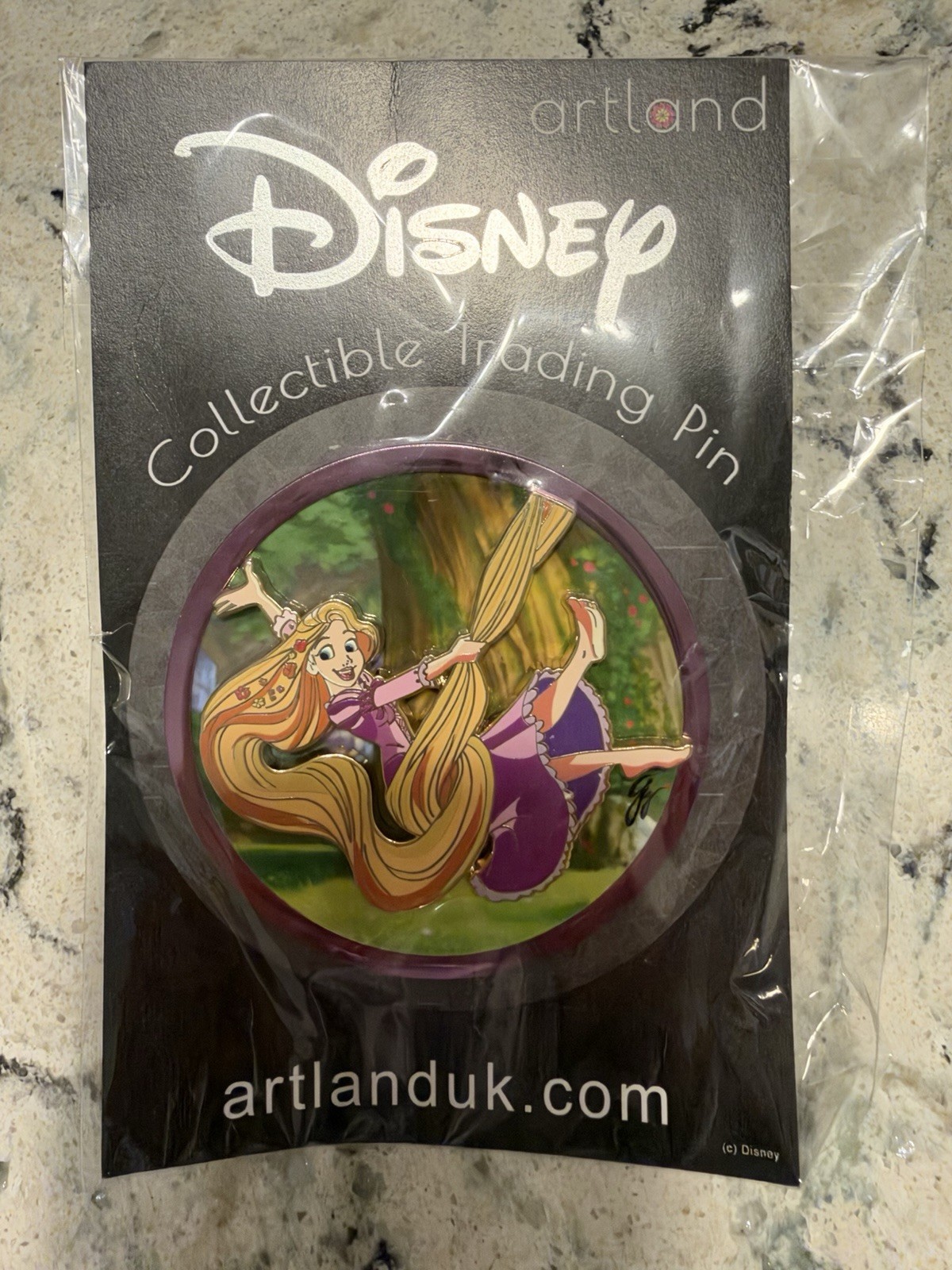 Disney Artland Rapunzel Swing Series Pin LE 200 Tangled Guy Vasilovitch