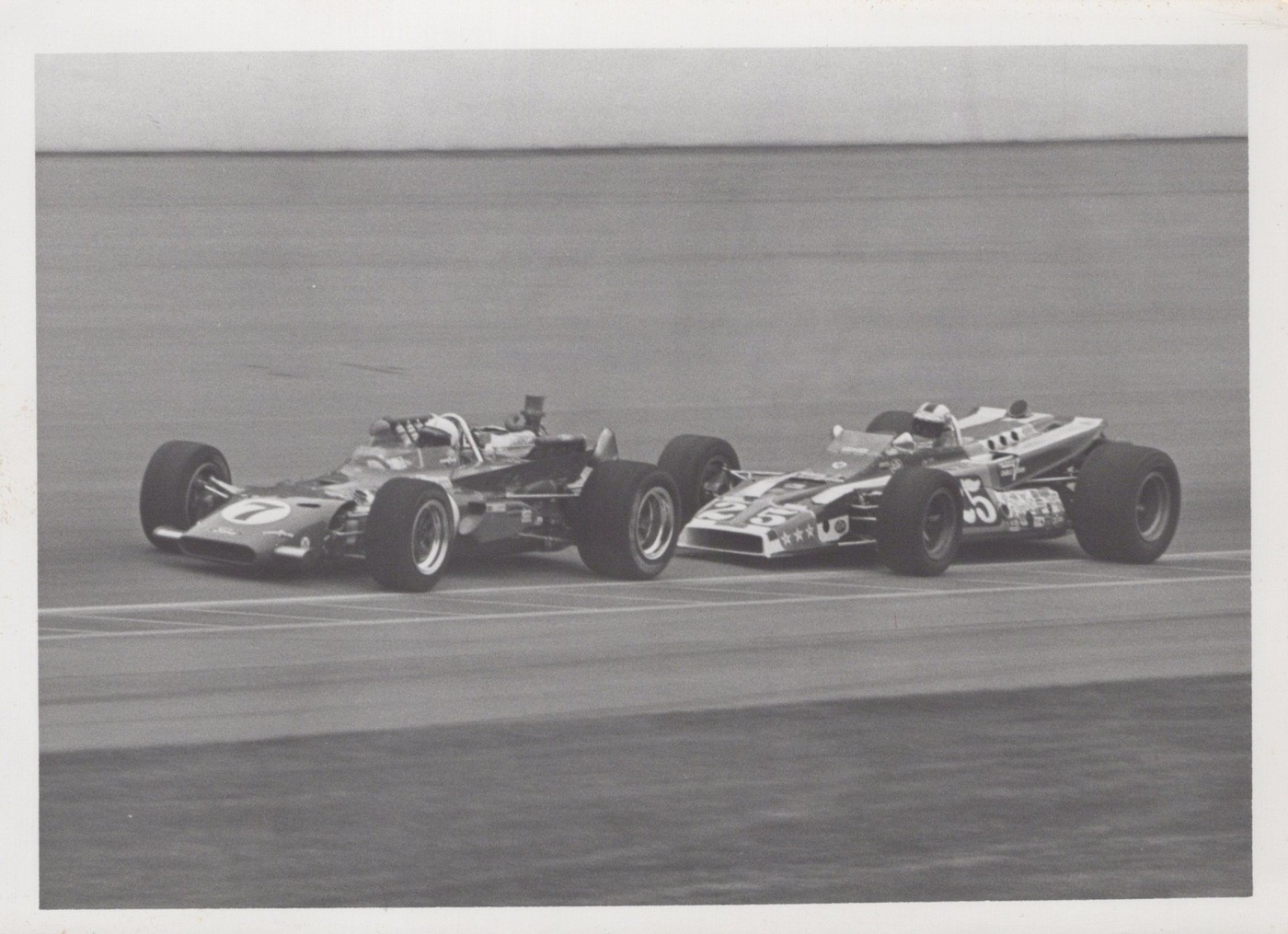 A.J. Foyt Ruby Indy 500 1970 Indianapolis Speedway - Original Photo Himes Estate