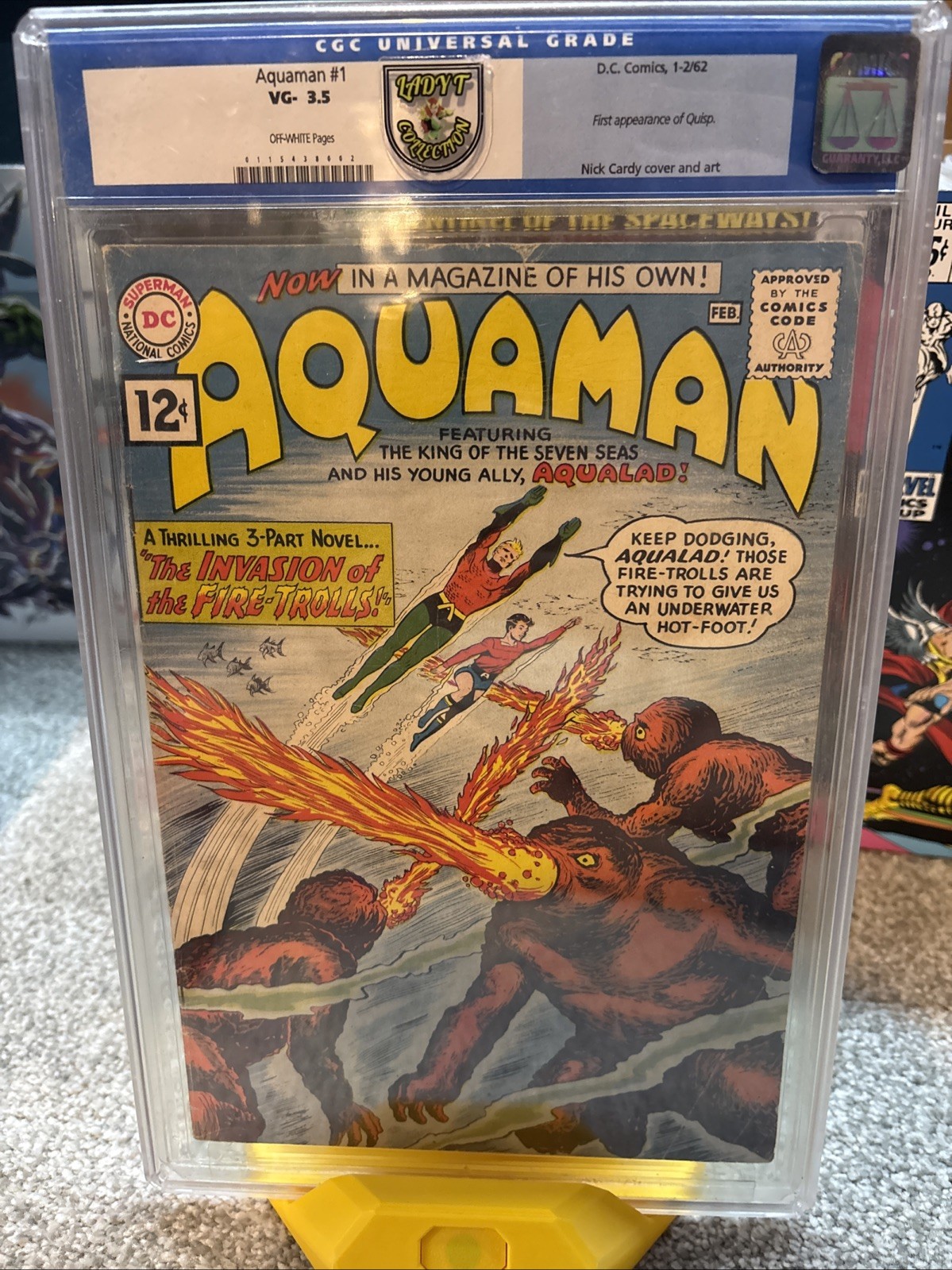 Aquaman #1 (DC Comics January-February 1962) Cgc 3.5