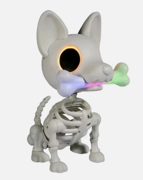 Haunted Living 2-ft Motion Activated Lighted Skeleton Dog Musical Halloween