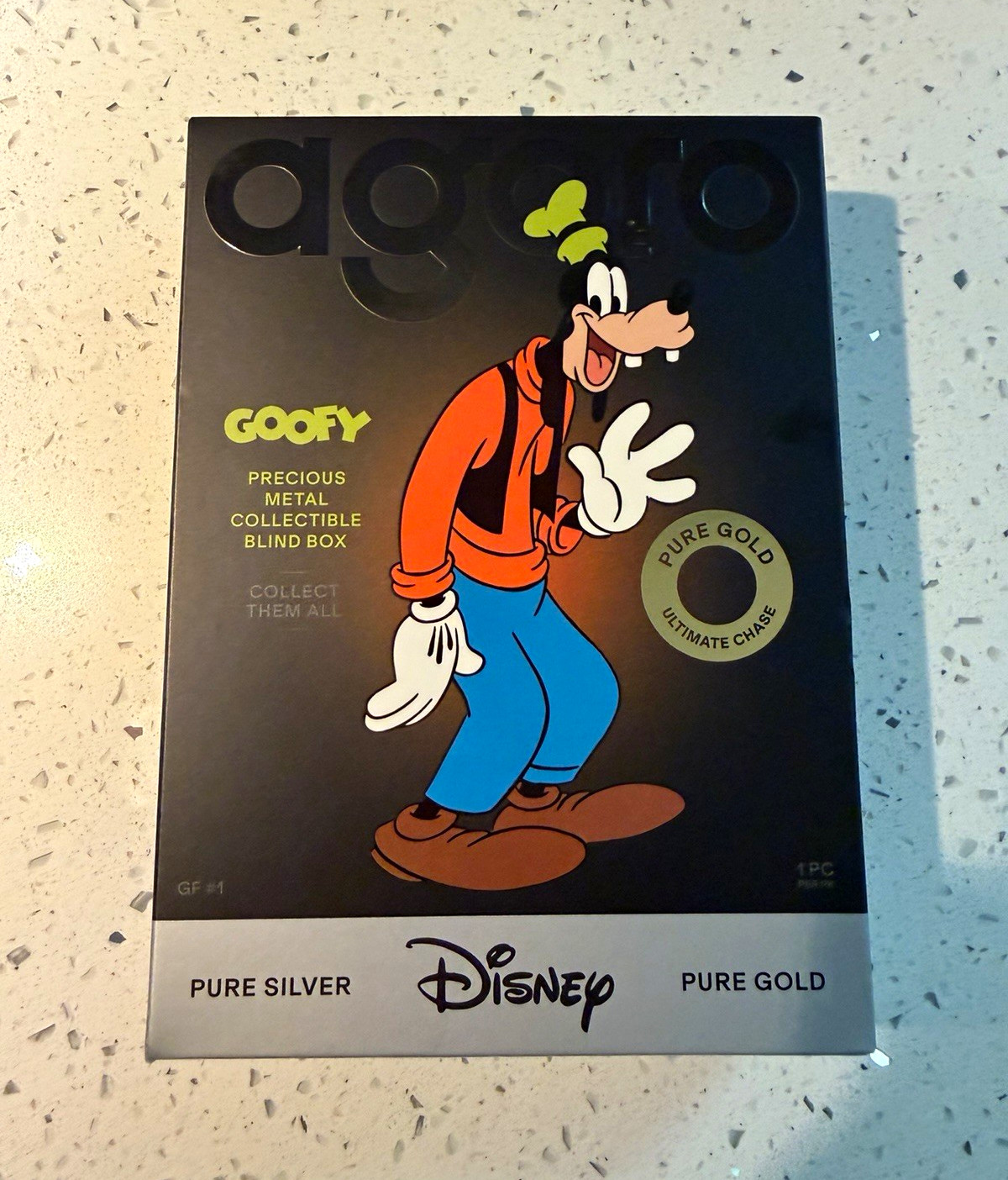Agoro Disney Goofy Precious Metal Collectible Shaped Coin Blind Box
