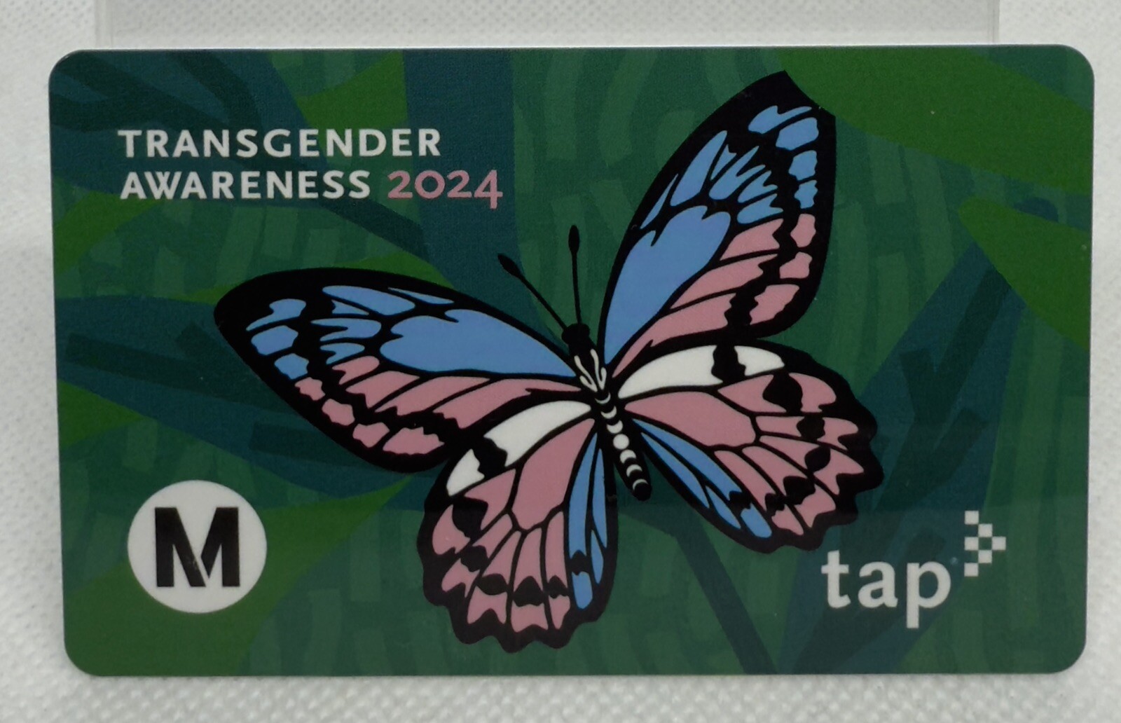 Metro TAP Card Transgender Awareness 2024 Bus Train Rail Subway Transit Card Metro TAP Card Transgender Awareness 2024 Bus Train Rail Subway Transit Card