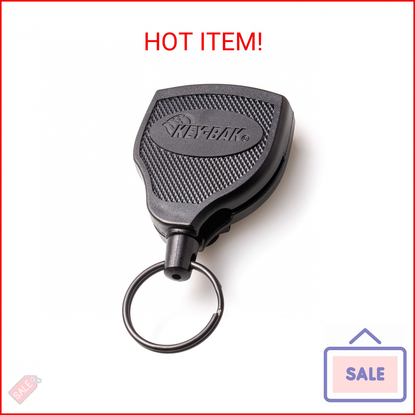 Key-Bak Super48 HD 8oz. Locking Retractable Key Holder, 48\ Key-Bak Super48 HD 8oz. Locking Retractable Key Holder, 48\