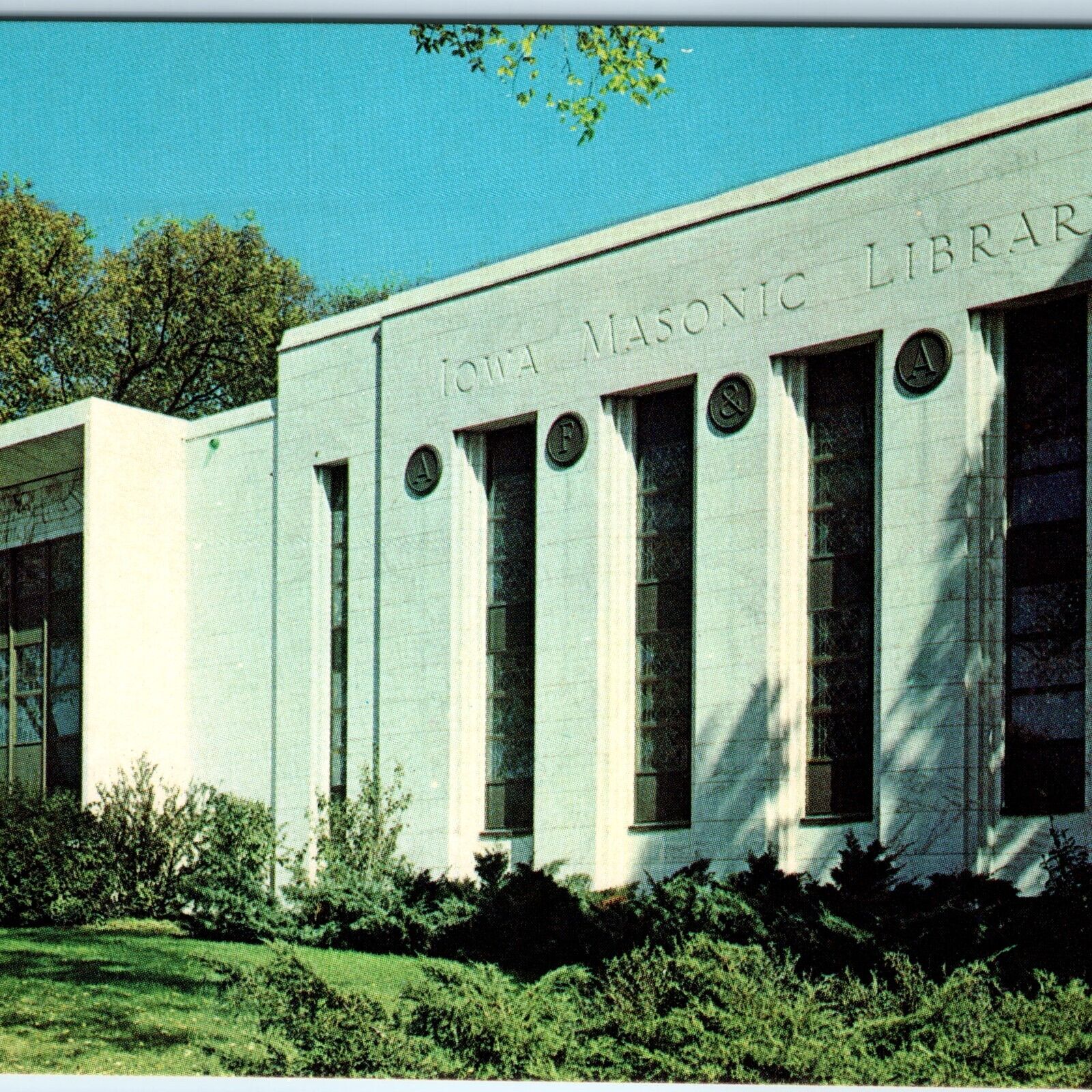 c1960s Cedar Rapids, IA Iowa Masonic Library Museum Administrative Building A266