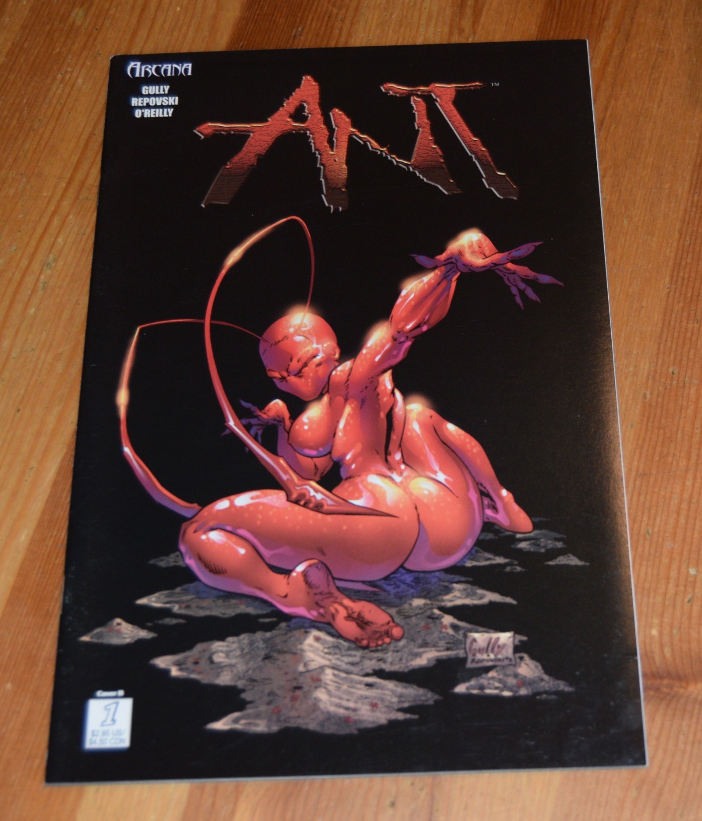 Ant #1B Mario Gully Variant Arcana April 2004 Repovski O'Reilly Booty Cover