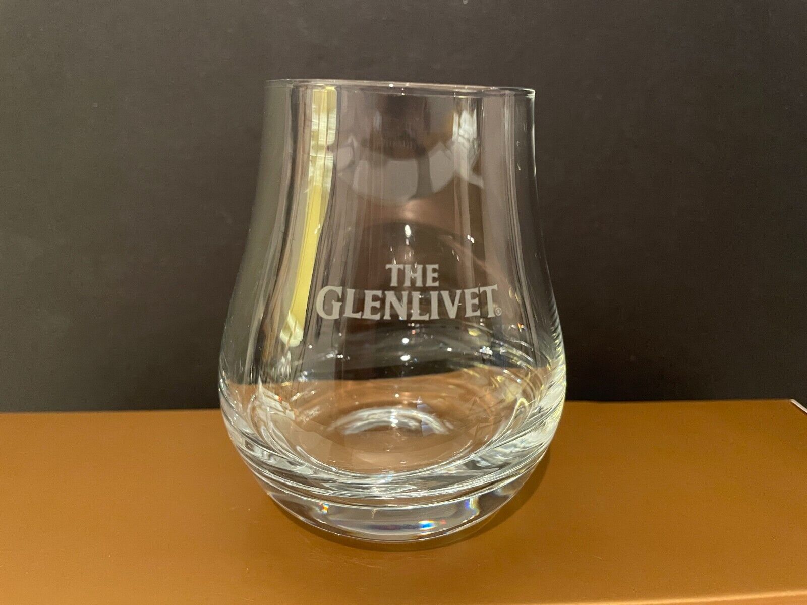 The Glenlivet Etched Scotch Whisky Tulip Snifter Taster Glass