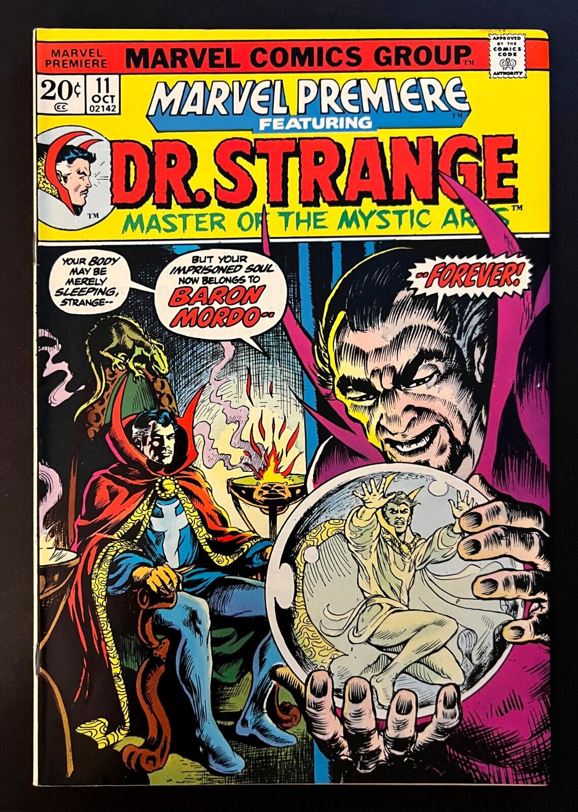 MARVEL PREMIERE #11 DR. STRANGE Nice copy Origin Retold Strange Tales #115 1973