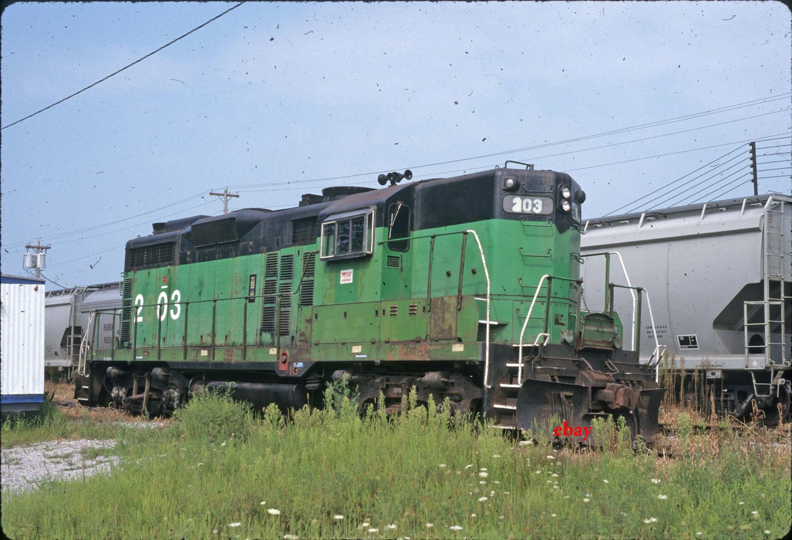 PK Wabash & Ohio 203 - Original Slide - Bluffton, IN