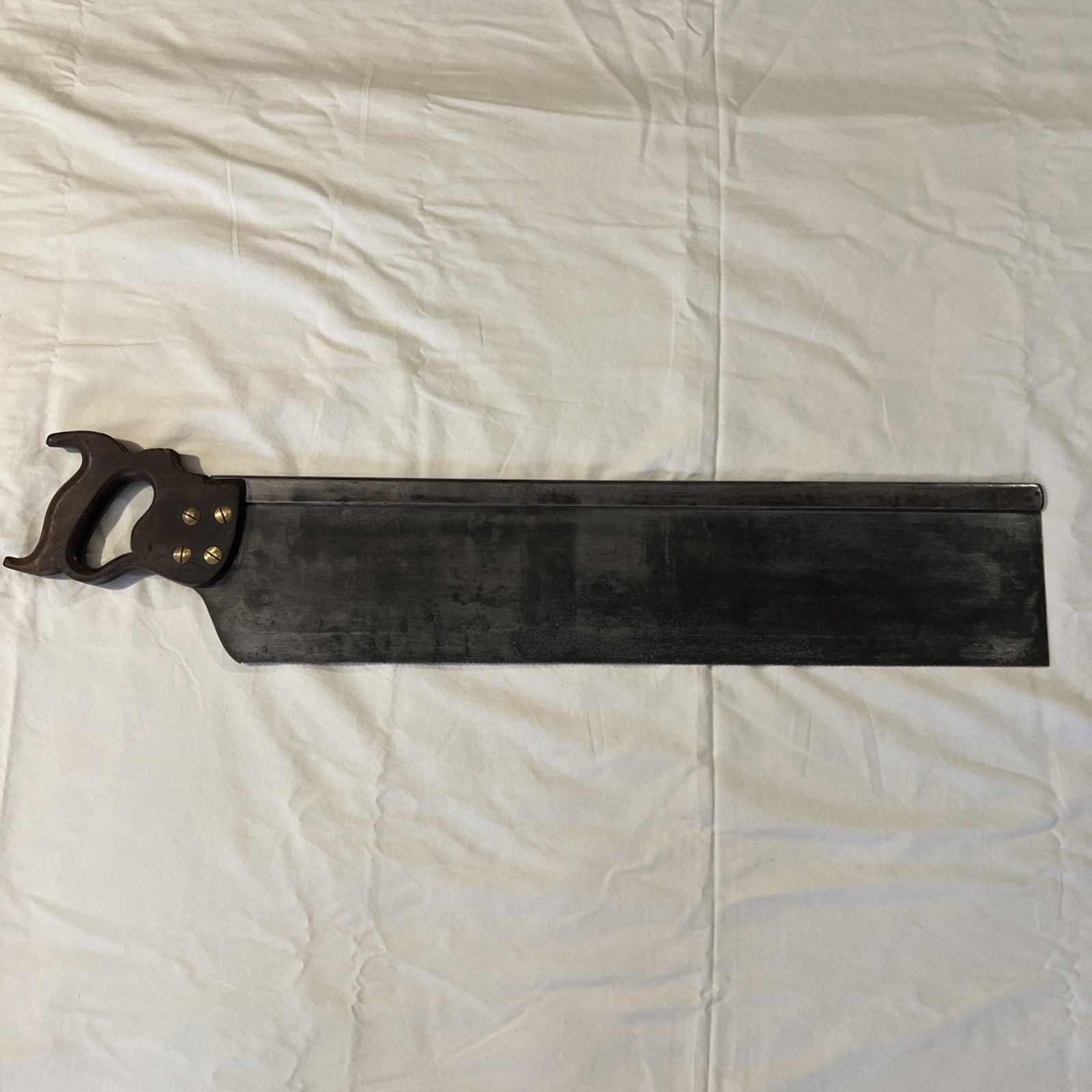 Antique Disston & Sons Philada 26 Inch Miter Saw Backsaw 1896-1917 Antique Disston & Sons Philada 26 Inch Miter Saw Backsaw 1896-1917