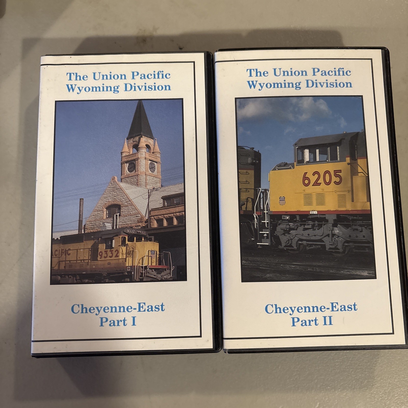 Union Pacific Cheyenne East 1989 TRAIN RAILROAD VHS GANDY DANCER 2 Tape Set Rare