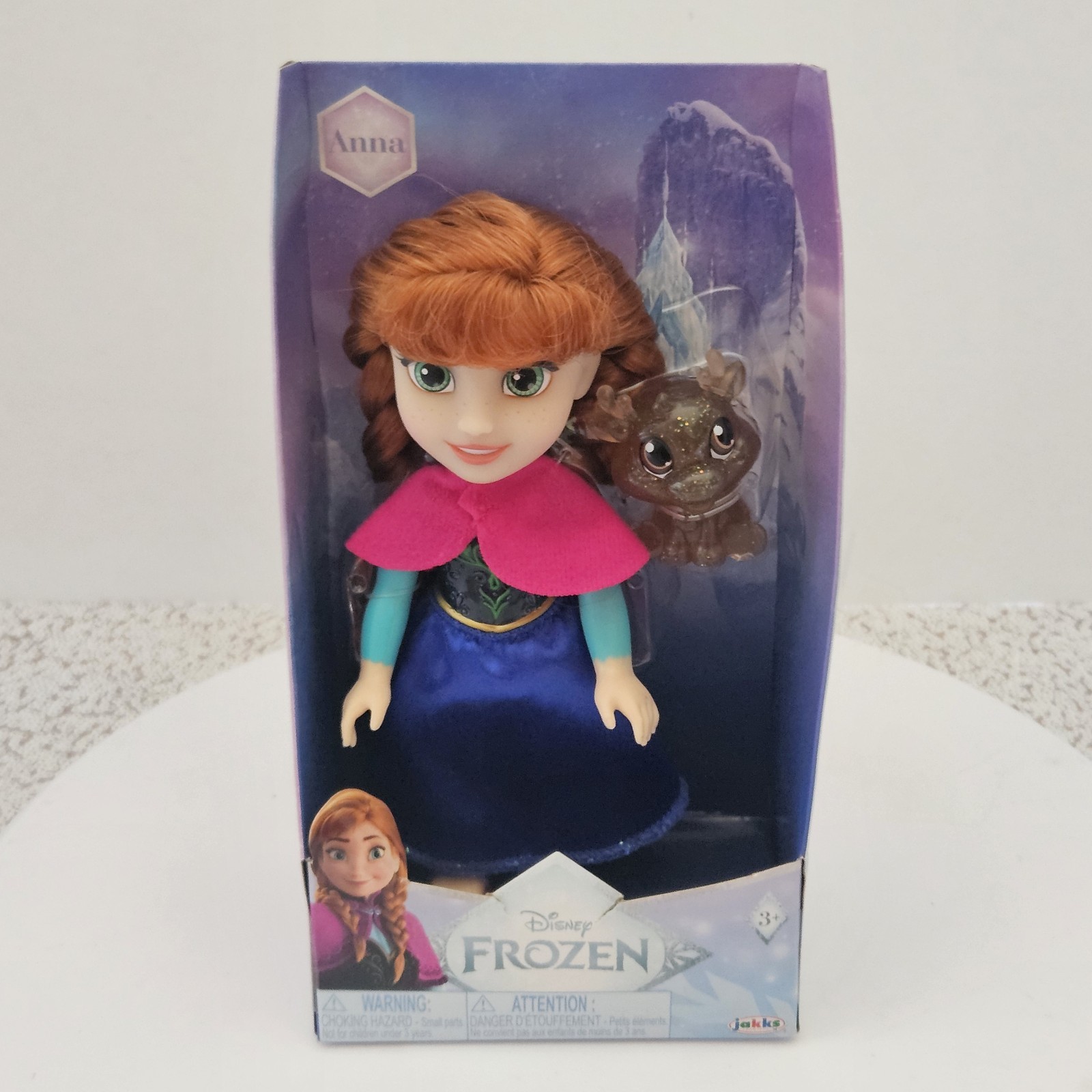 New With Tag 2026 Disney Frozen 6” Petite Anna Doll & Sven Figure jakks Toy