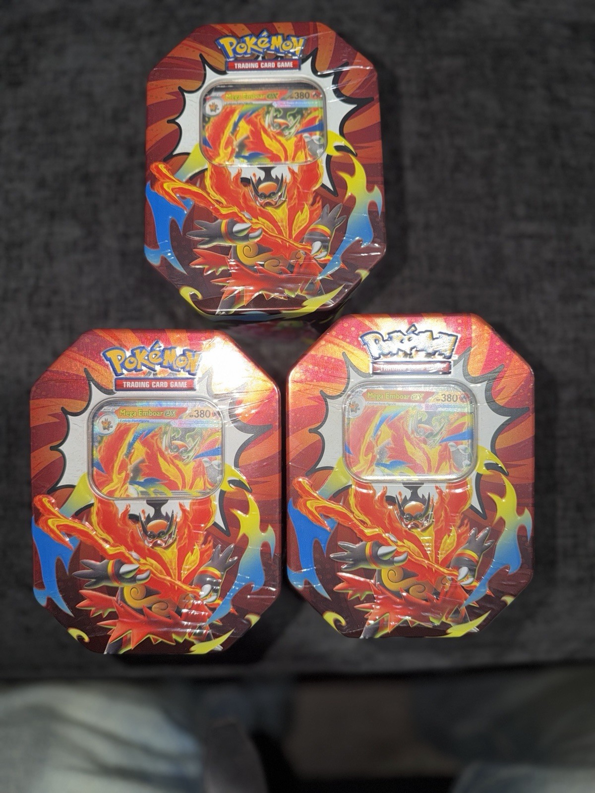 Pokémon TGC Ascended Heroes Tin Lot Of 3 MINT, BRAND NEW SEALED MINT Pokémon TGC Ascended Heroes Tin Lot Of 3 MINT, BRAND NEW SEALED MINT
