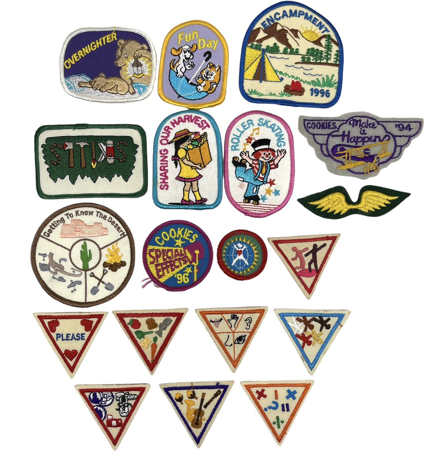 Lot of 19  Vintage Boy Scout Patches