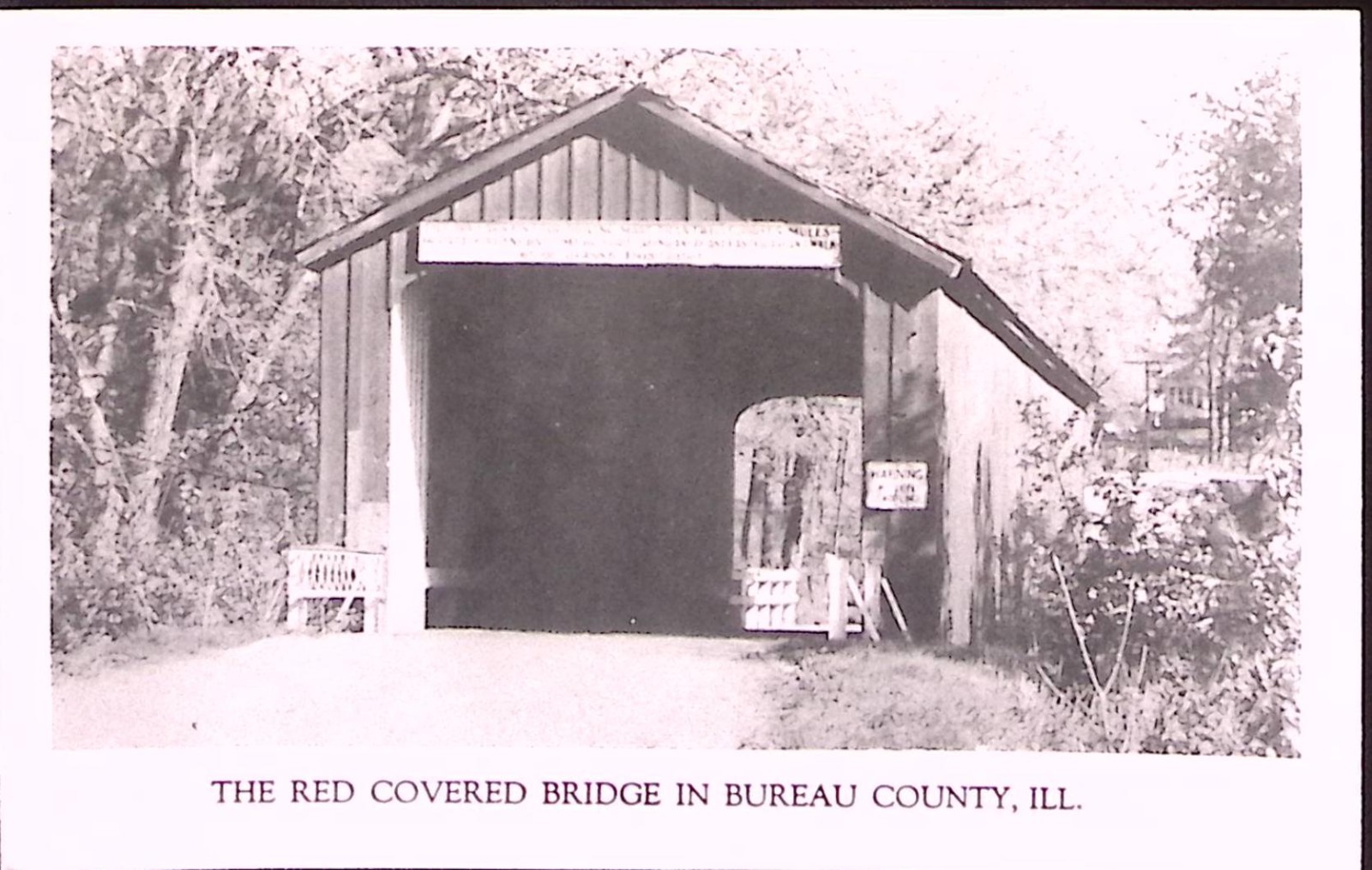 1950s RPPC RED COVERED BRIDGE PRINCETON ILLINOIS IL KODAK PAPER POSTCARD P7633 1950s RPPC RED COVERED BRIDGE PRINCETON ILLINOIS IL KODAK PAPER POSTCARD P7633