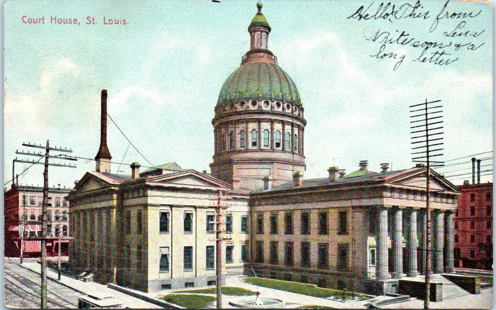 Court House, St. Louis, Missouri Postcard c1907