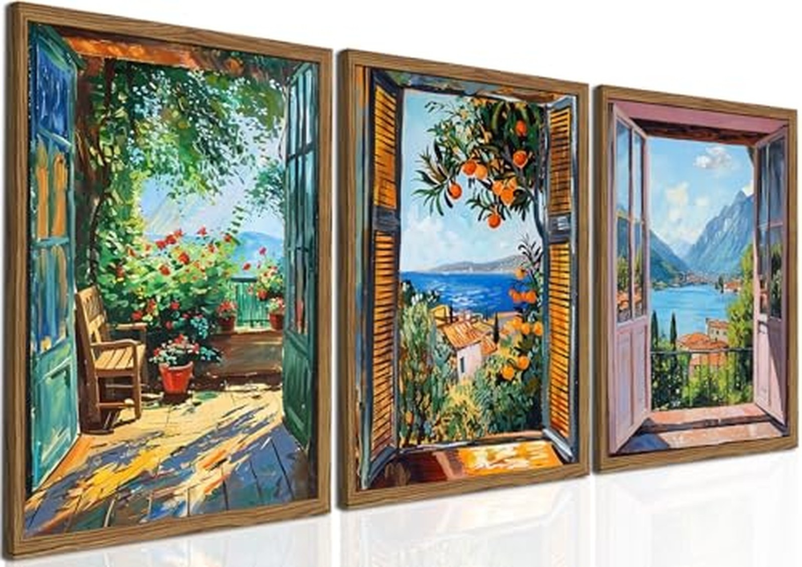 Henri Matisse Wall Art Famous Tuscany Coastal Landscape Wall Decor Painting, ...