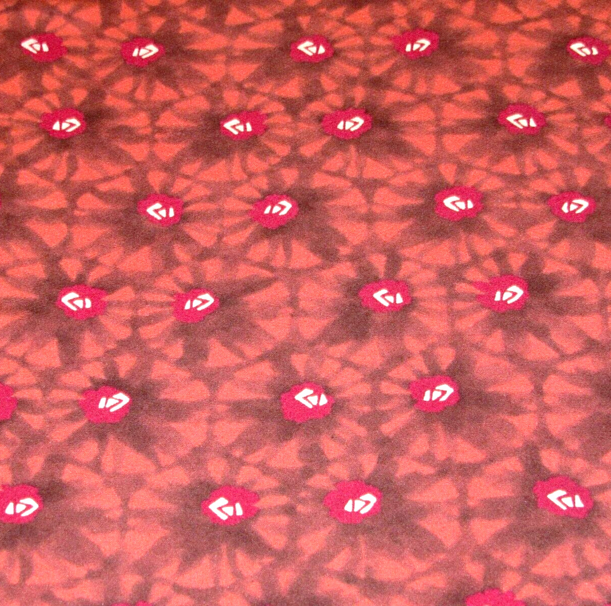 Kumo Mame Shibori Wagara Damasuku Japanese Kimono Fabric 100% Silk 56