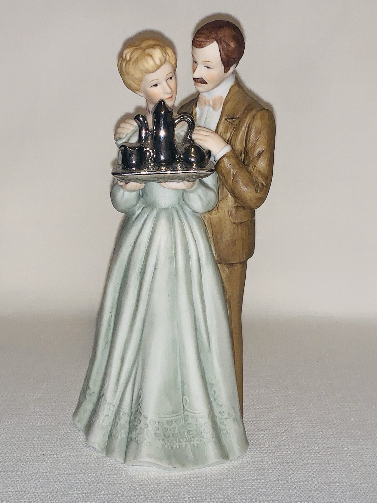 Vintage Enesco Treasured Memories 25 Years Together 1983 Figurine E-3247 EUC