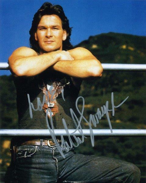 REPRINT - PATRICK SWAYZE RP PRINTED SIGNATURE / AUTOGRAPH REPRINT 8x10 Photo REPRINT - PATRICK SWAYZE RP PRINTED SIGNATURE / AUTOGRAPH REPRINT 8x10 Photo