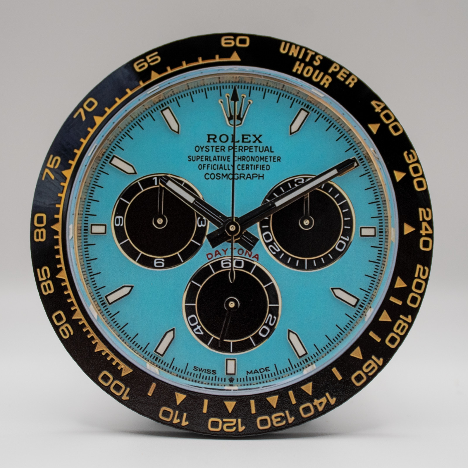 ROLEX Daytona Tiffany Blue Dial 126518LN Luxury Watch Coaster Decor Bar Gift