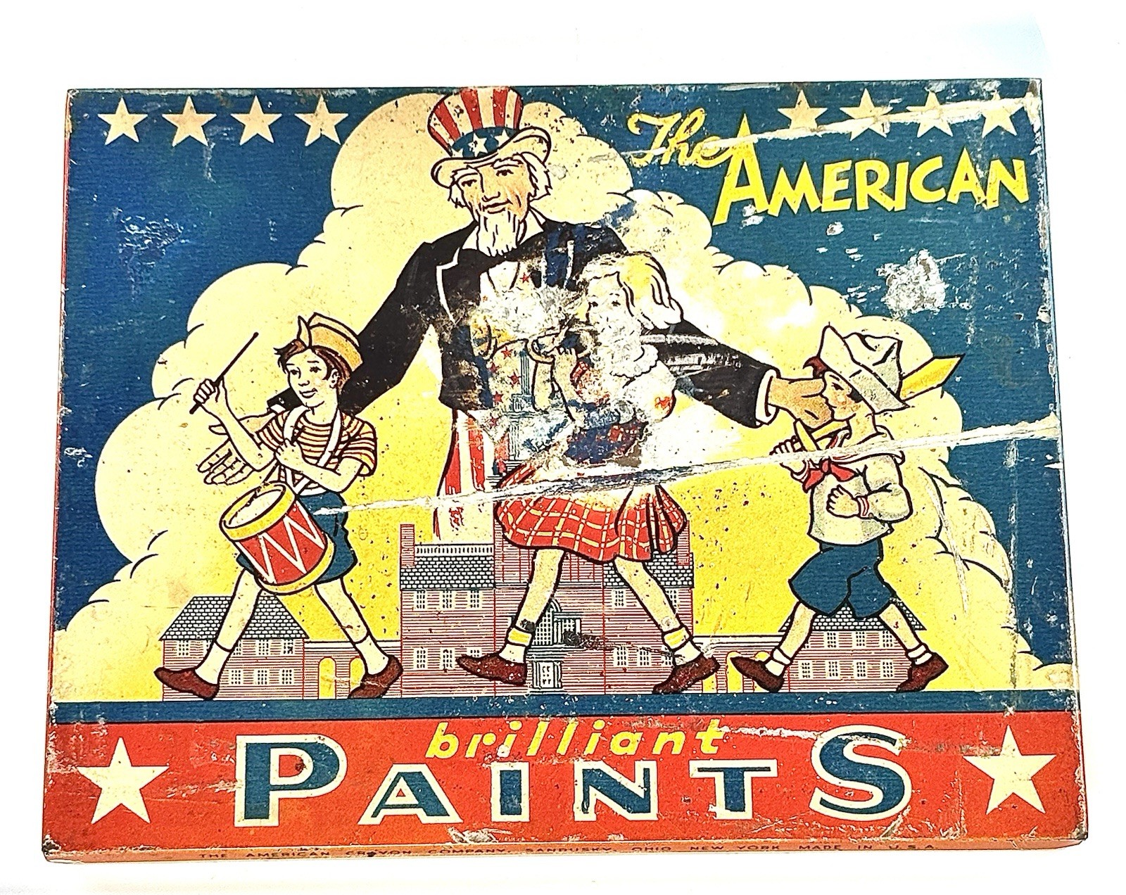 Vintage 1942 WWII Uncle Sam 