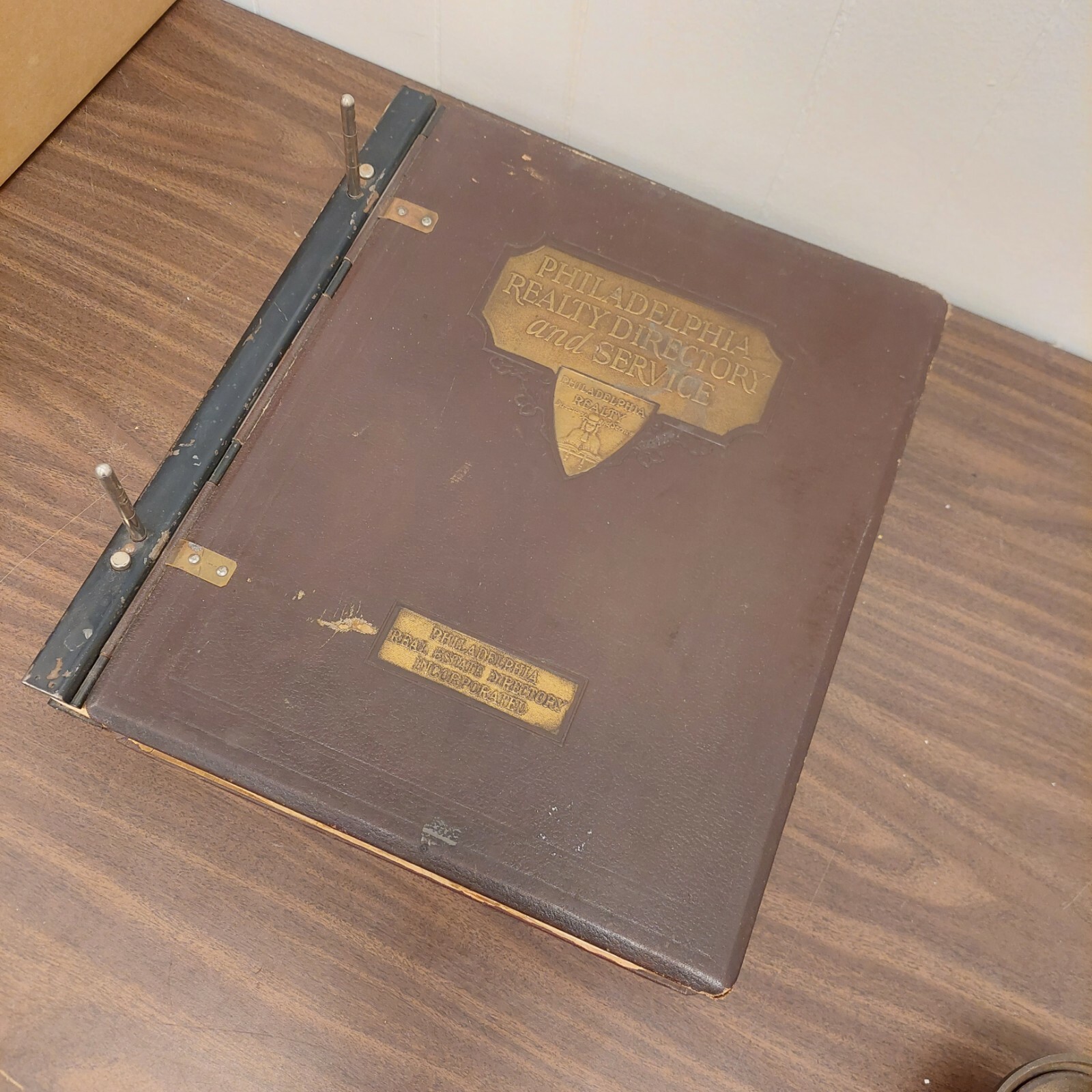 Vintage PHILADELPHIA PA REALTY DIRECTORY & SERVICE RARE UNIQUE ADVERTISING 